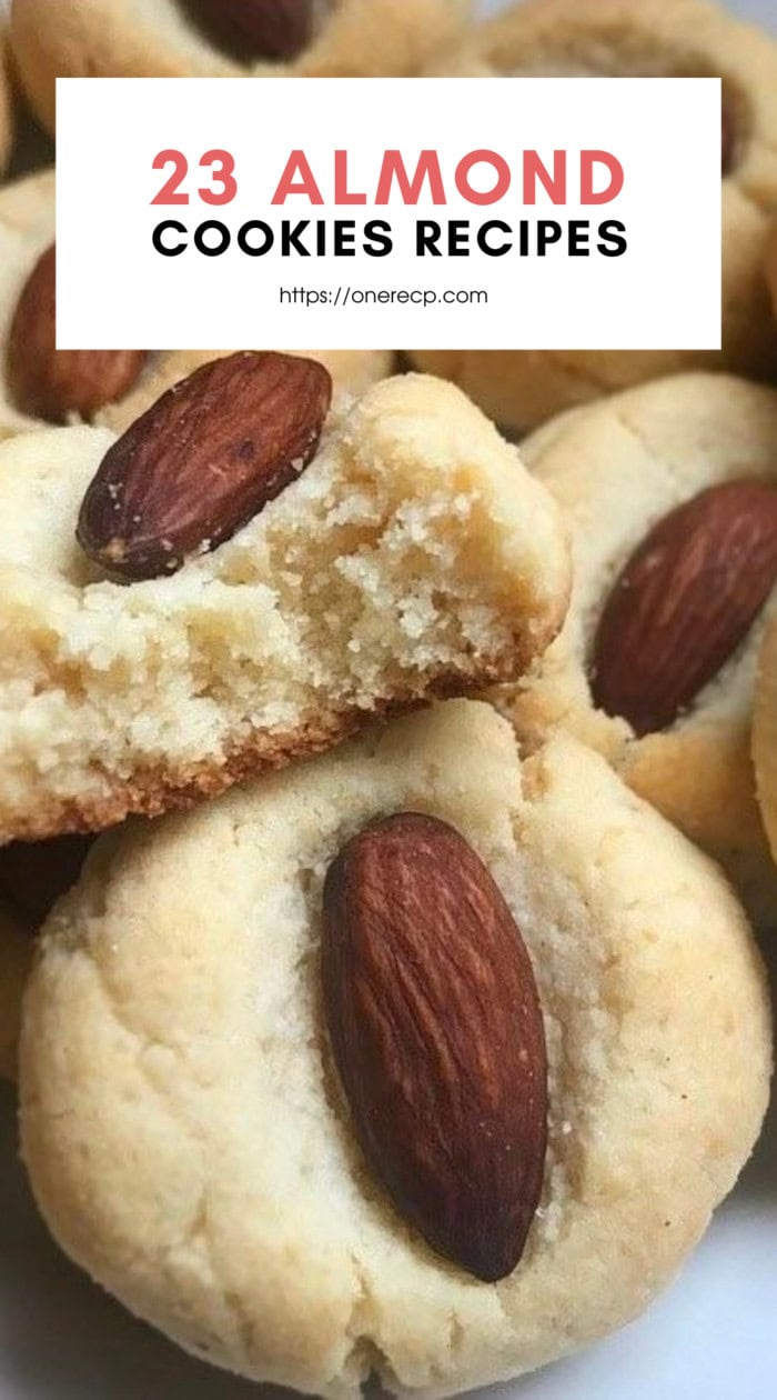 almond cookies recipes pinterest poster