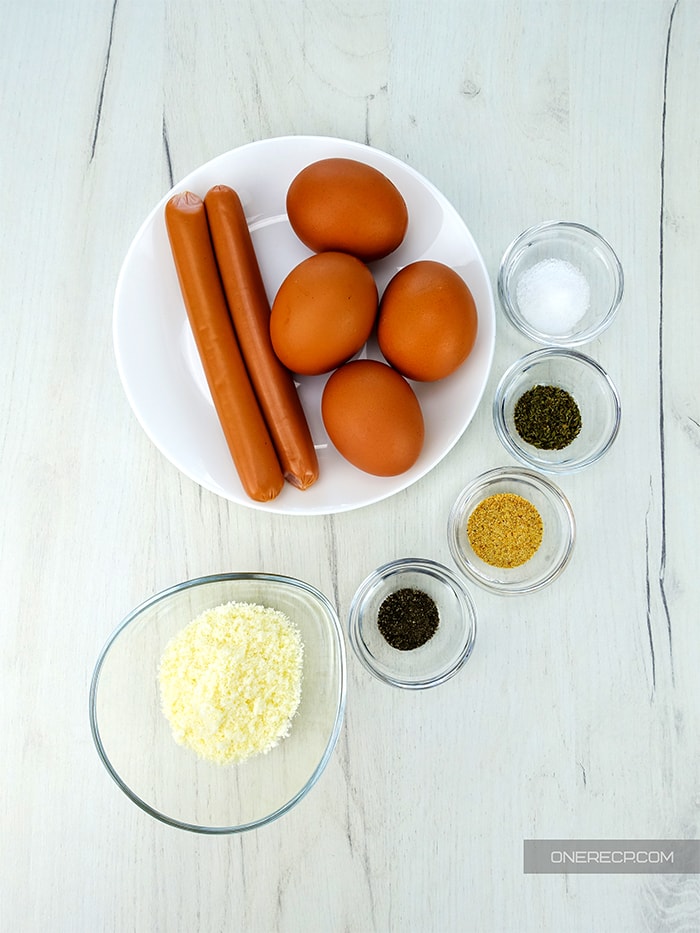 ingredients need to make baked cloud eggs 