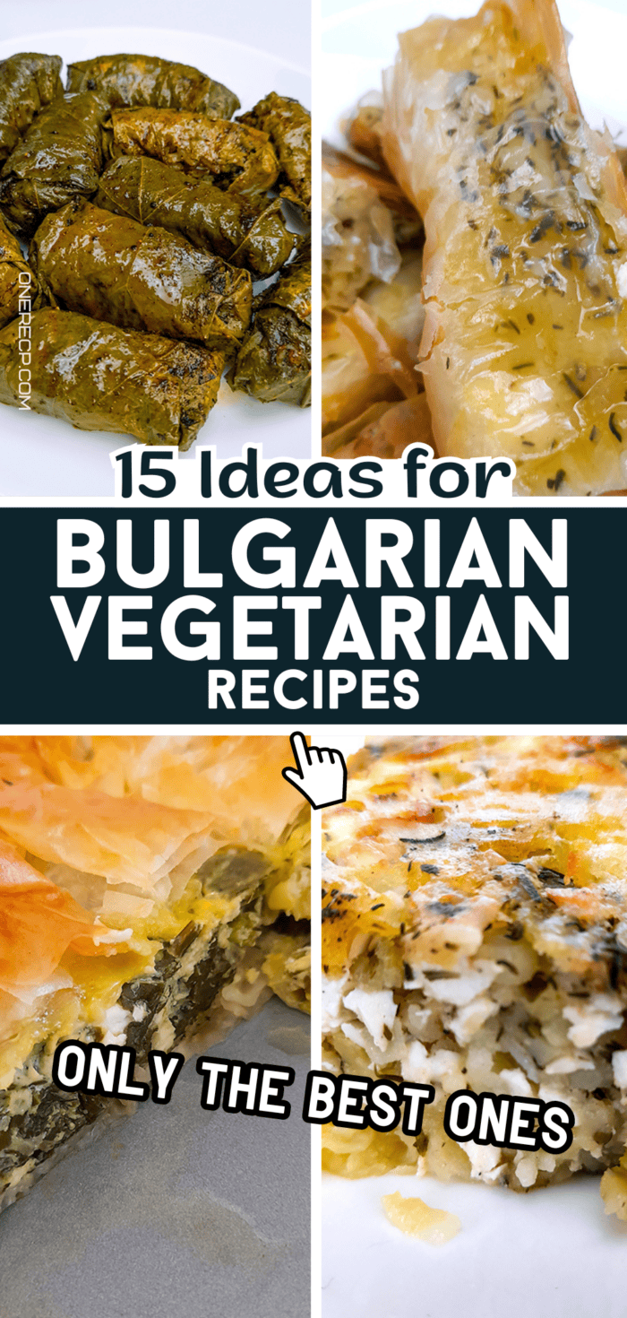 bulgarian vegetarian recipes pinterest poster