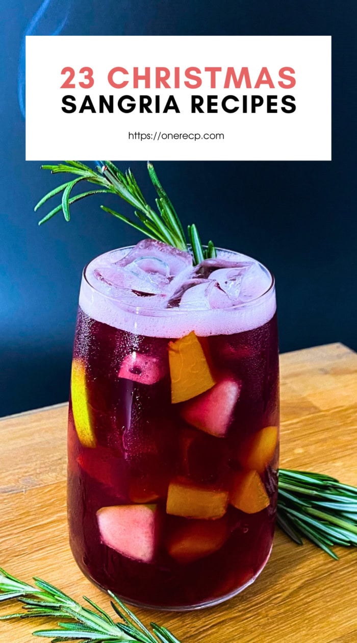 christmas sangria recipes pinterest poster