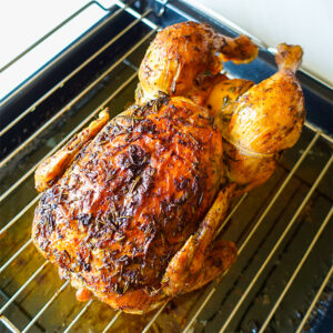 convection roast whole chicken