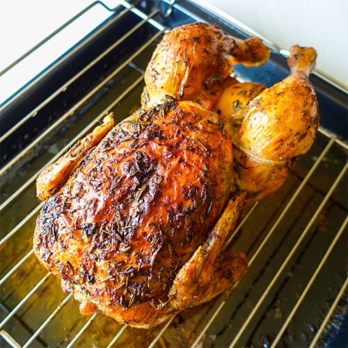 Crispy Convection Oven Roast Whole Chicken | oneReCP.com