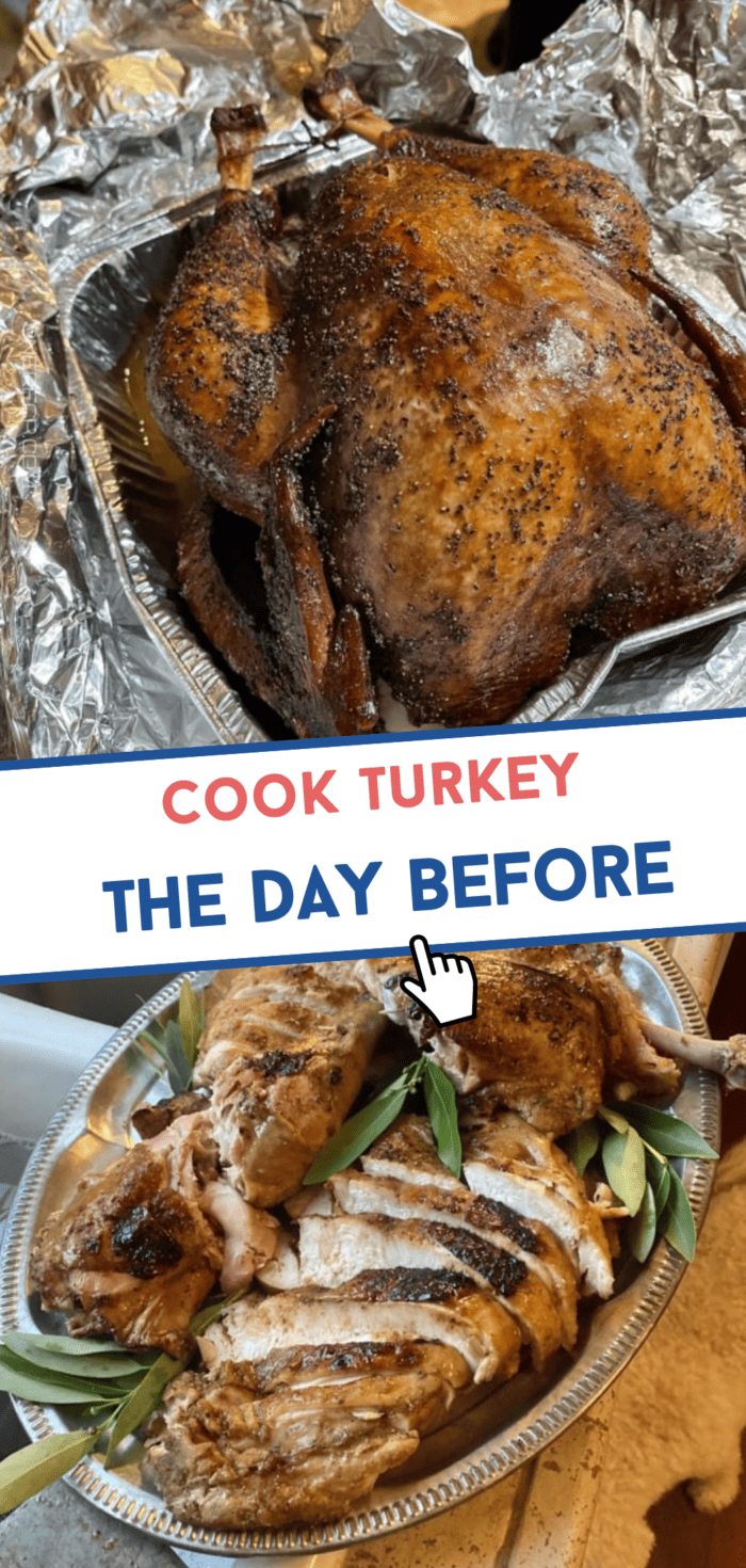 can i cook my turkey the day before pinterest poster