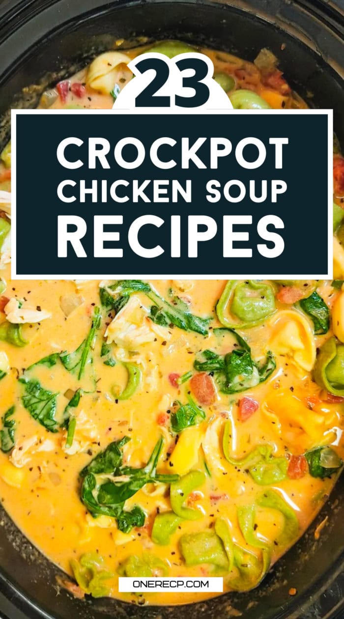 crockpot chicken soup recipes pinterest poster