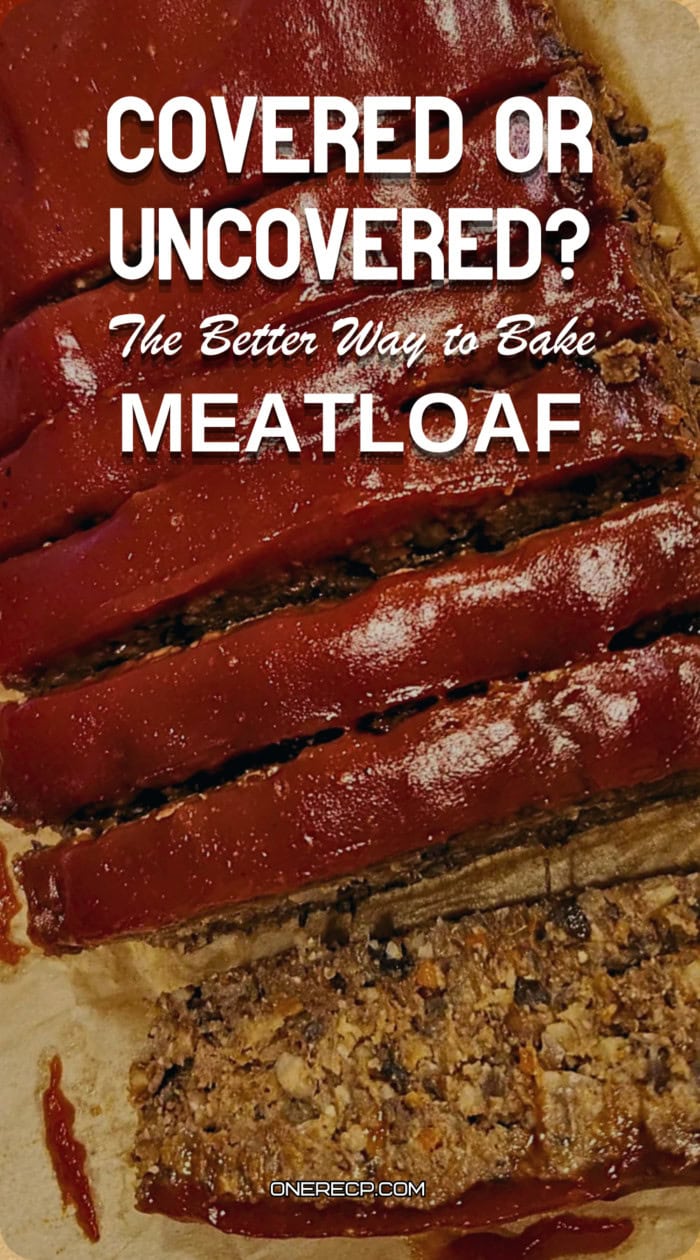 do you cover meatloaf when baking pinterest poster