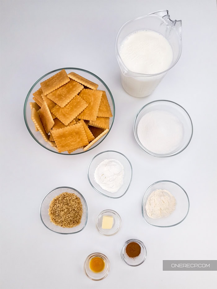 Ingredients for biscuit cake