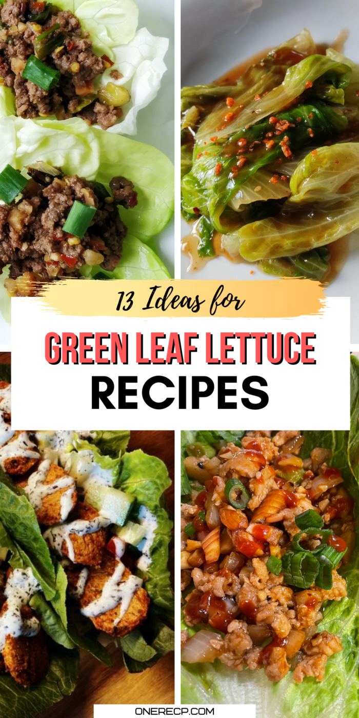 green leaf lettuce recipes pinterest poster