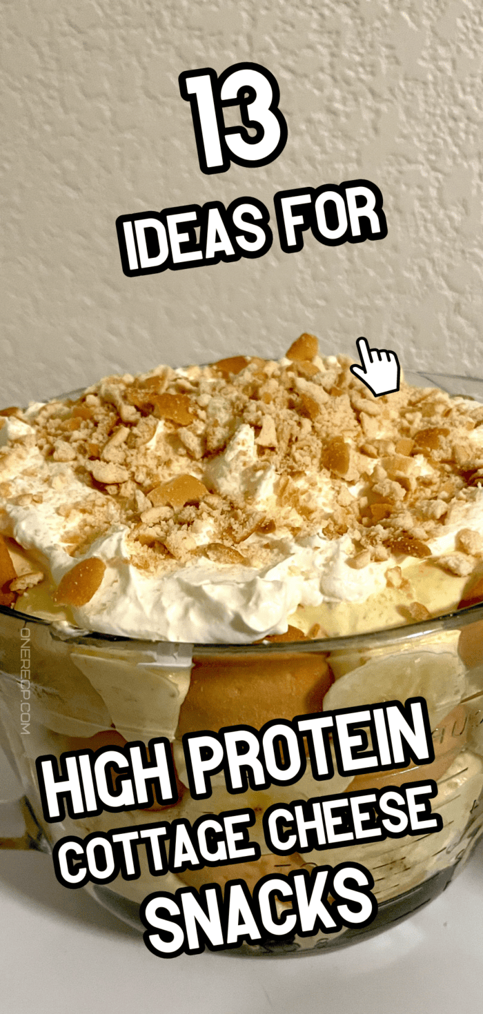 high protien cottage cheese snacks pinterest poster