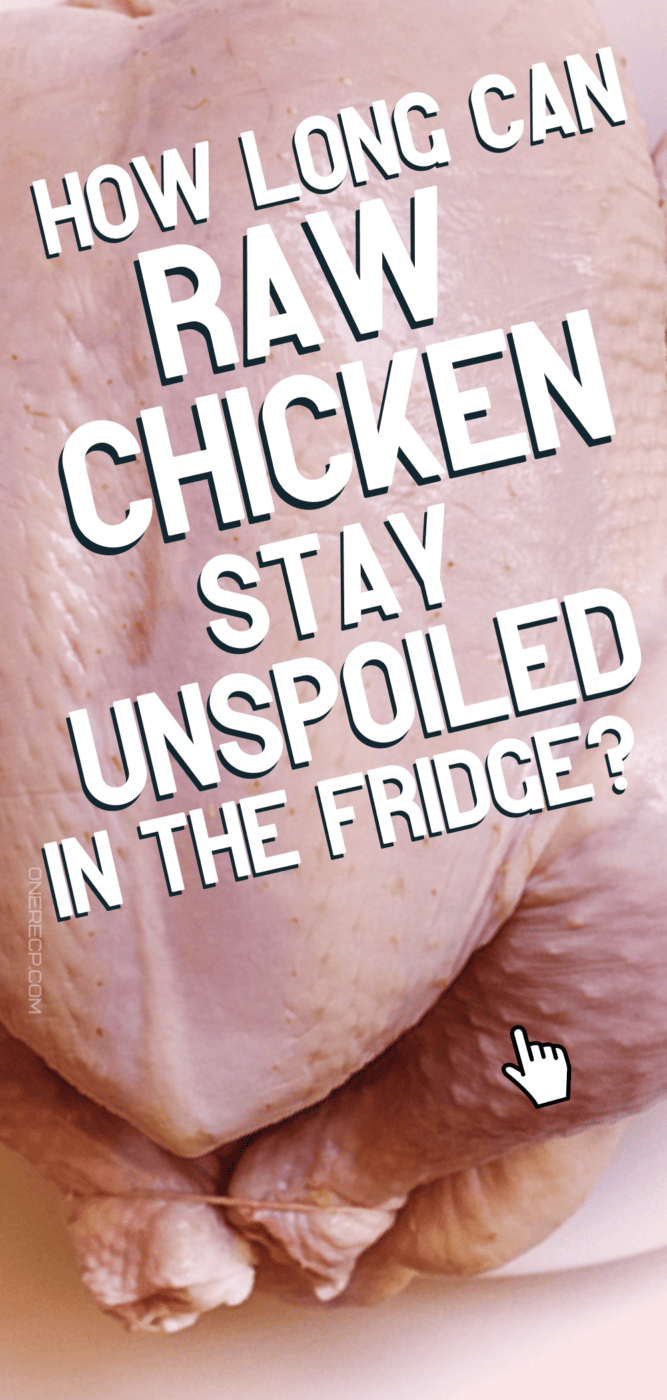 how long can chicken stay in the fridge Pinterest image