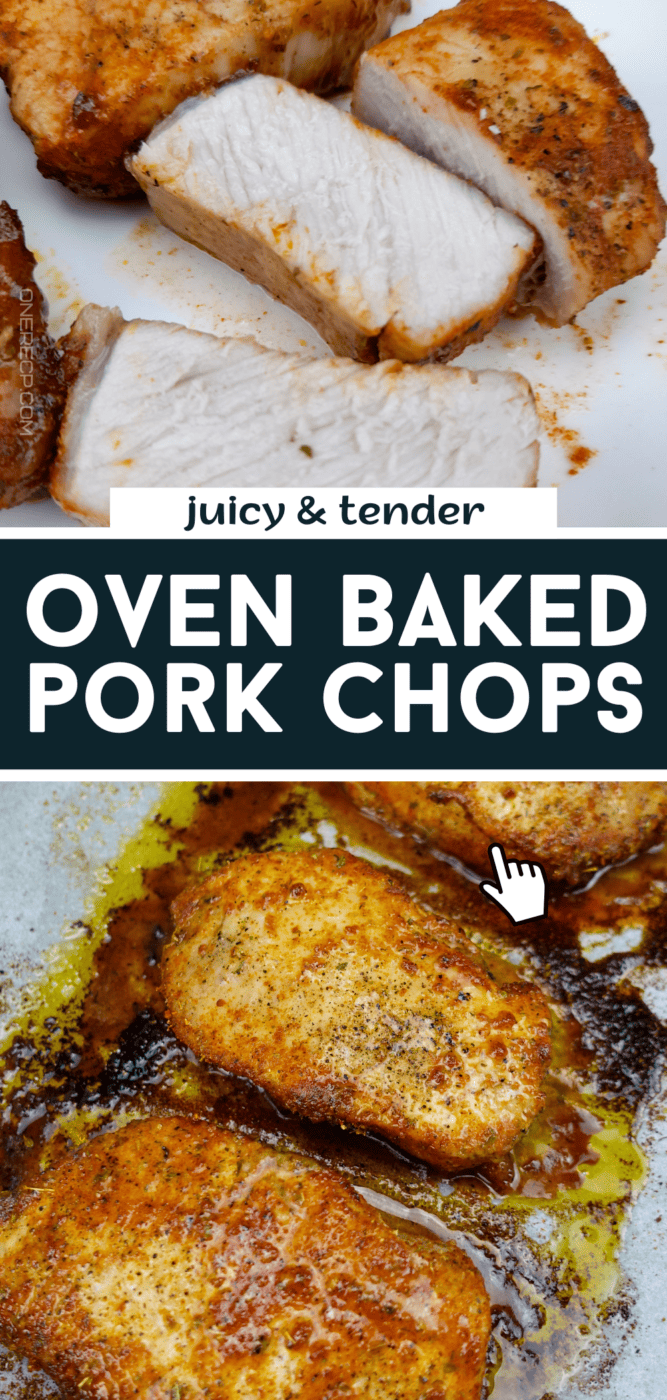 Juicy & Tender Oven Baked Pork Chops