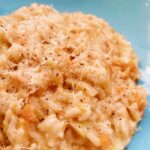 risotto with smoked salmon and carrots