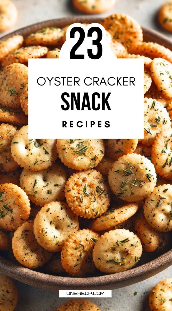 oyster cracker snack recipes pinterest poster