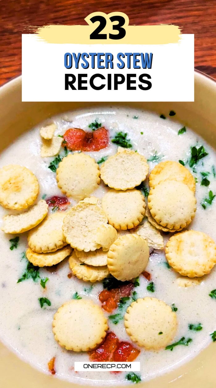 oyster stew recipes pinterest poster