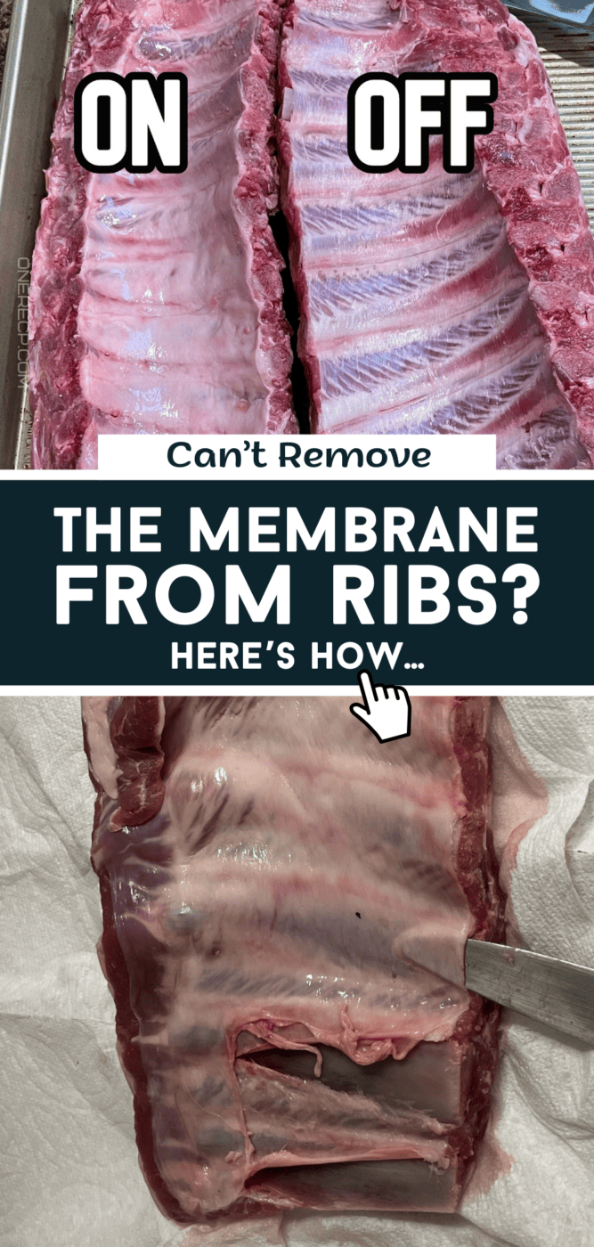 Can\'t Remove Membrane From Ribs: Why, How, When?