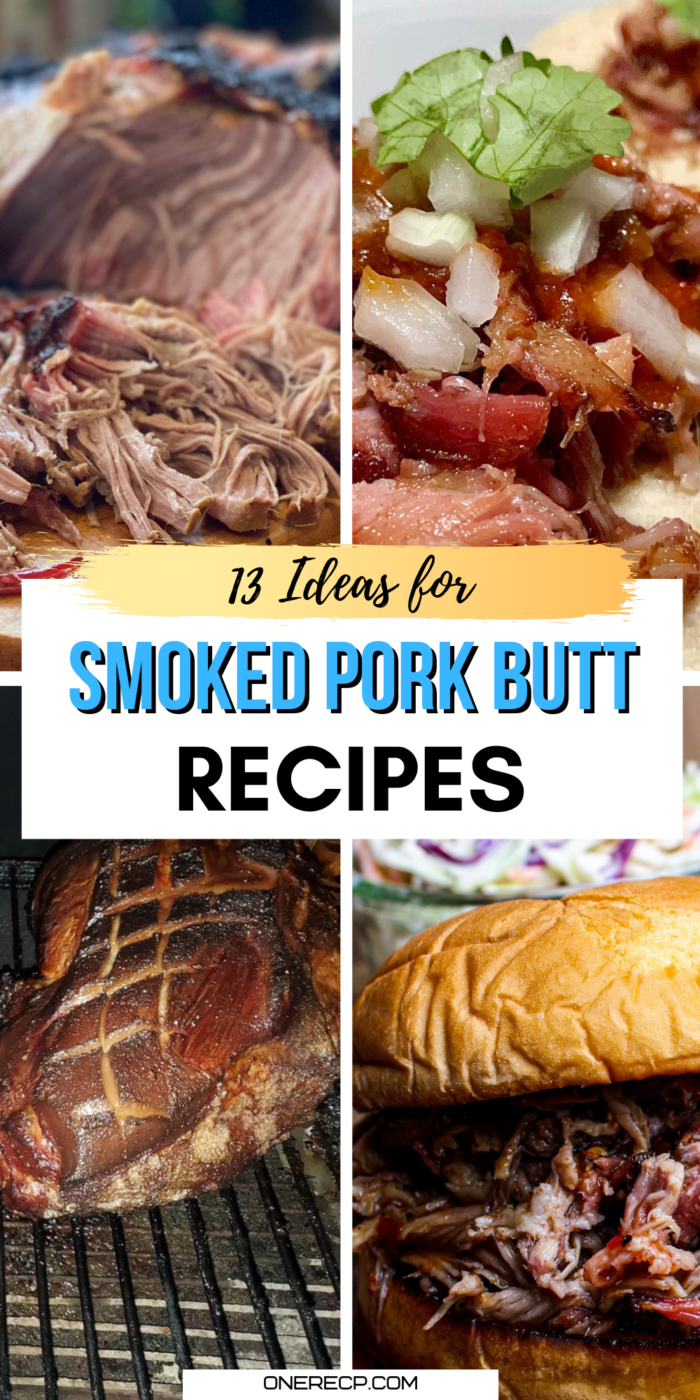 smoked pork butt recipes pinterest poster