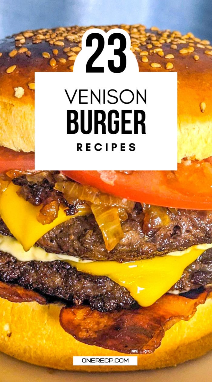 venison burger recipes pinterest poster