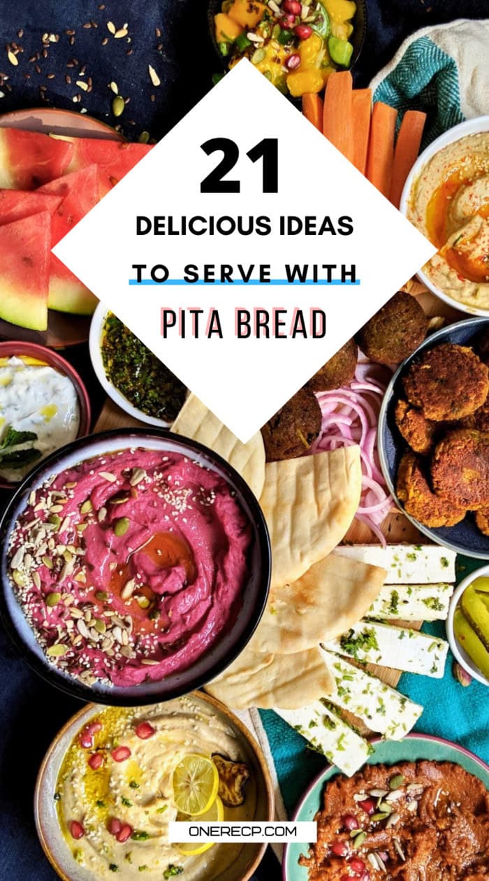 what to serve with pita bread pinterest poster